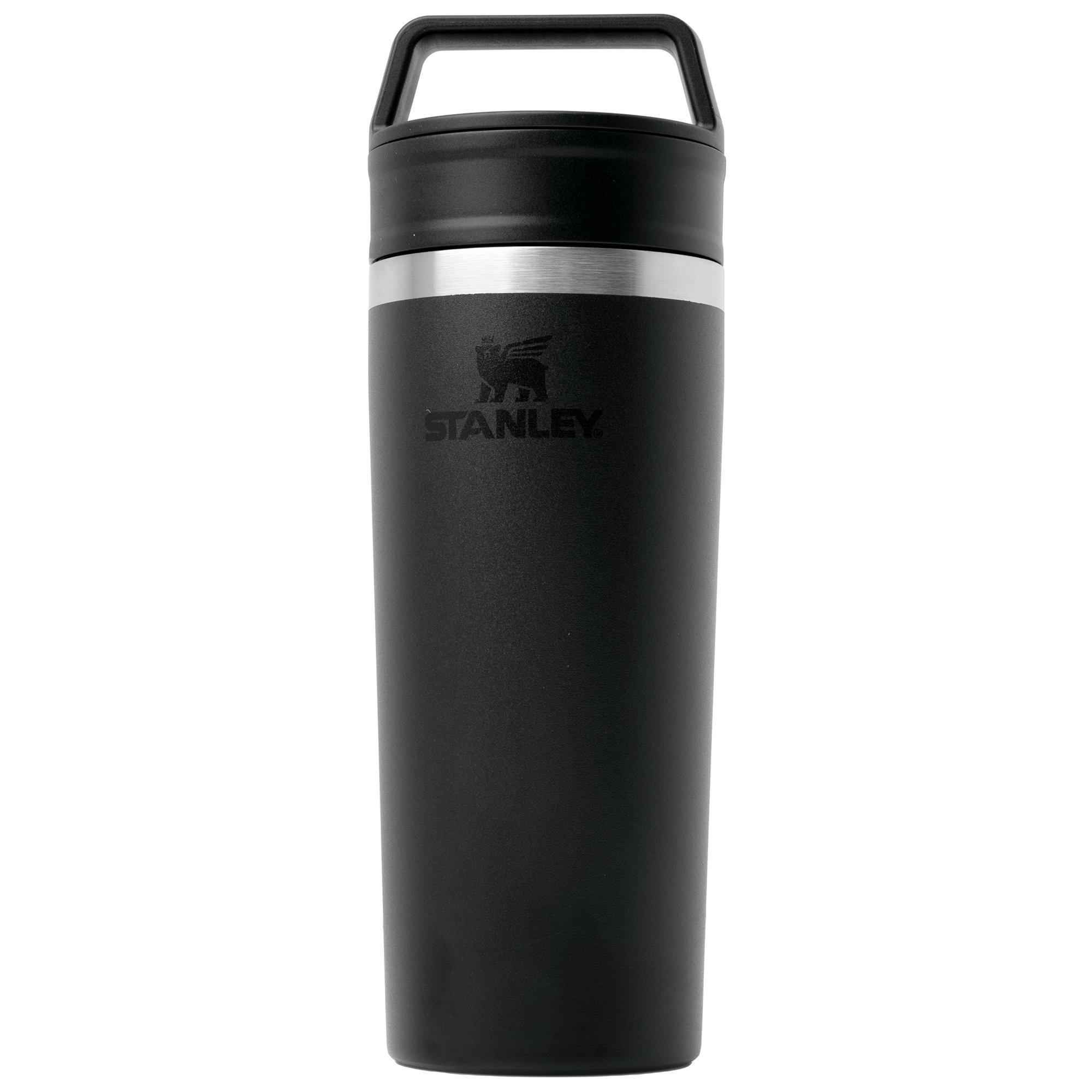 Stanley The Café-To-Go Travel Mug 2.0 16oz, Black 10-21324-0001 insulated travel mug with twist-and-drink lid, 470 ml