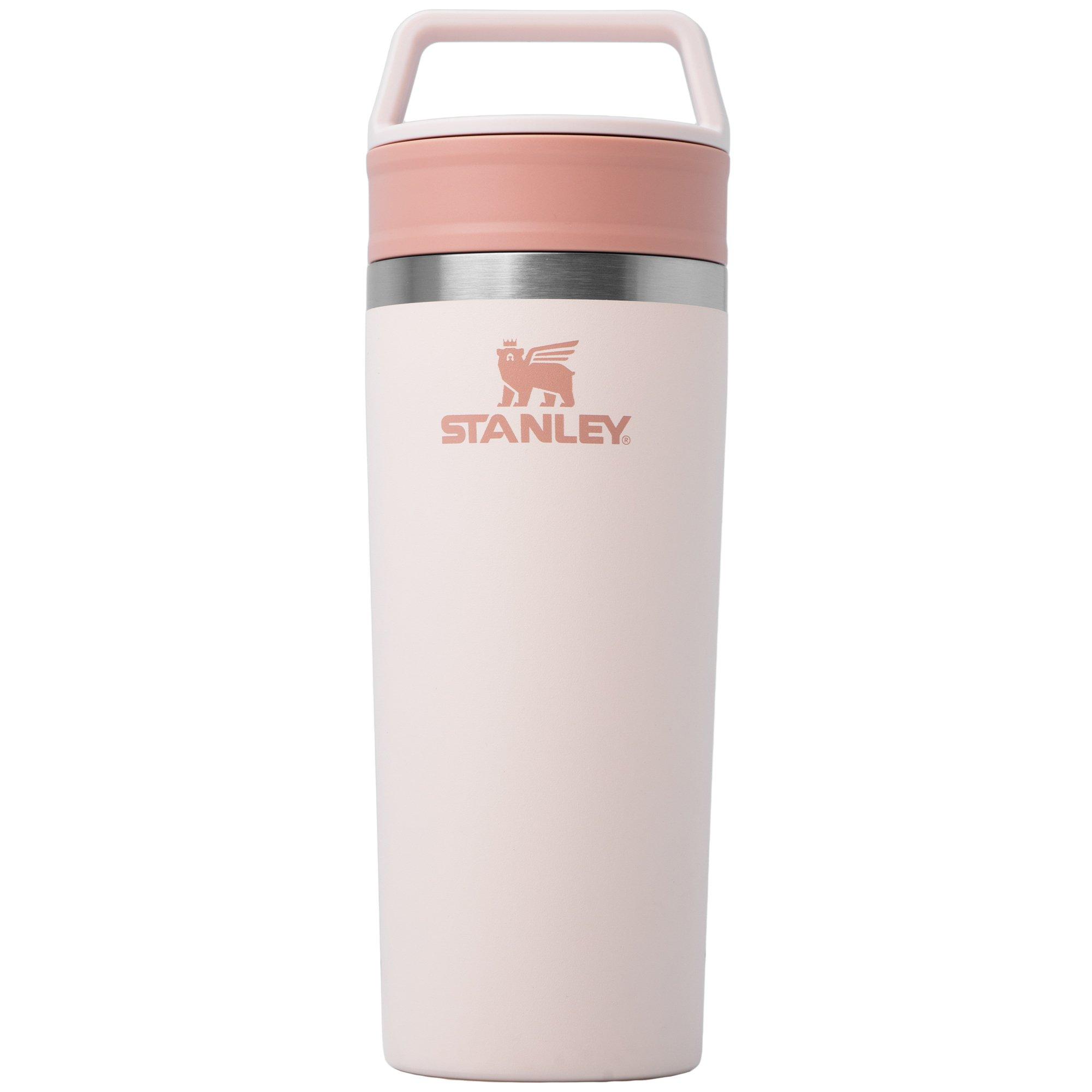 Stanley The Café-To-Go Travel Mug 16oz, Rose Quartz 10-21324-0007 insulated travel mug with twist-and-drink lid, 470 ml