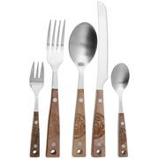 Petromax Camping Cutlery Set, juego de cubiertos de 5 piezas