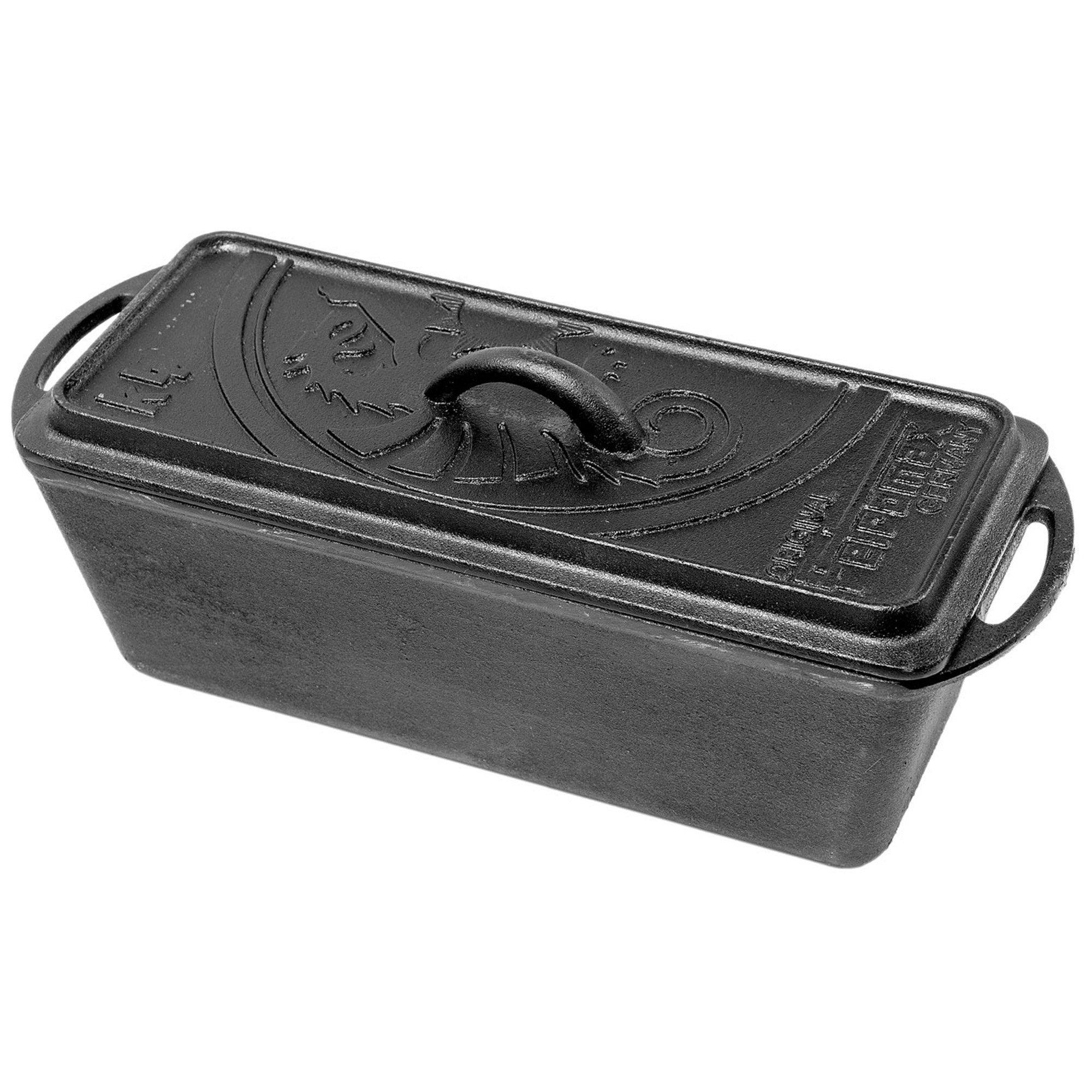 Petromax K4 bread tin with lid, cast iron