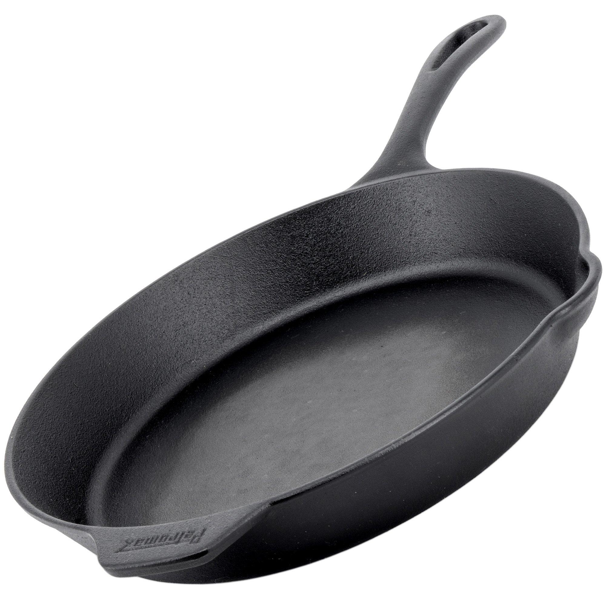 Petromax Essential FP30-T-ES Cast Iron Skillet, Gusseisen Pfanne, 30 cm