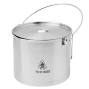 Pathfinder 120oz. Bush Pot And Lid PTH065 Stainless Steel, kookpot met hengsel