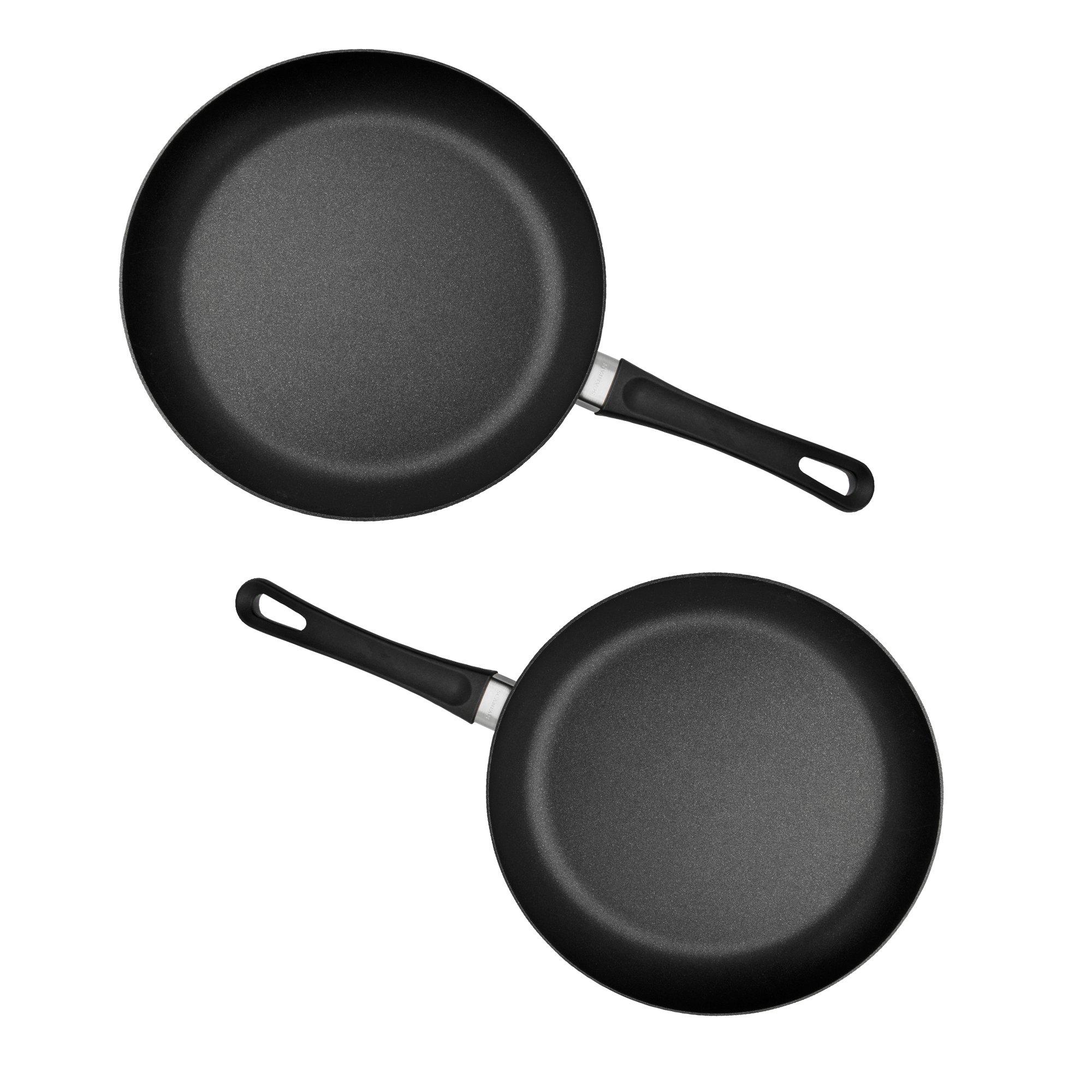 SCANPAN Classic 10202800, two-piece frying pan set, 20 and 28 cm