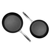 SCANPAN Pro IQ 68000200, set de 2 poêles, 24 et 28 cm