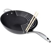 SCANPAN Pro IQ sartén wok con rack'n'sticks, 32cm