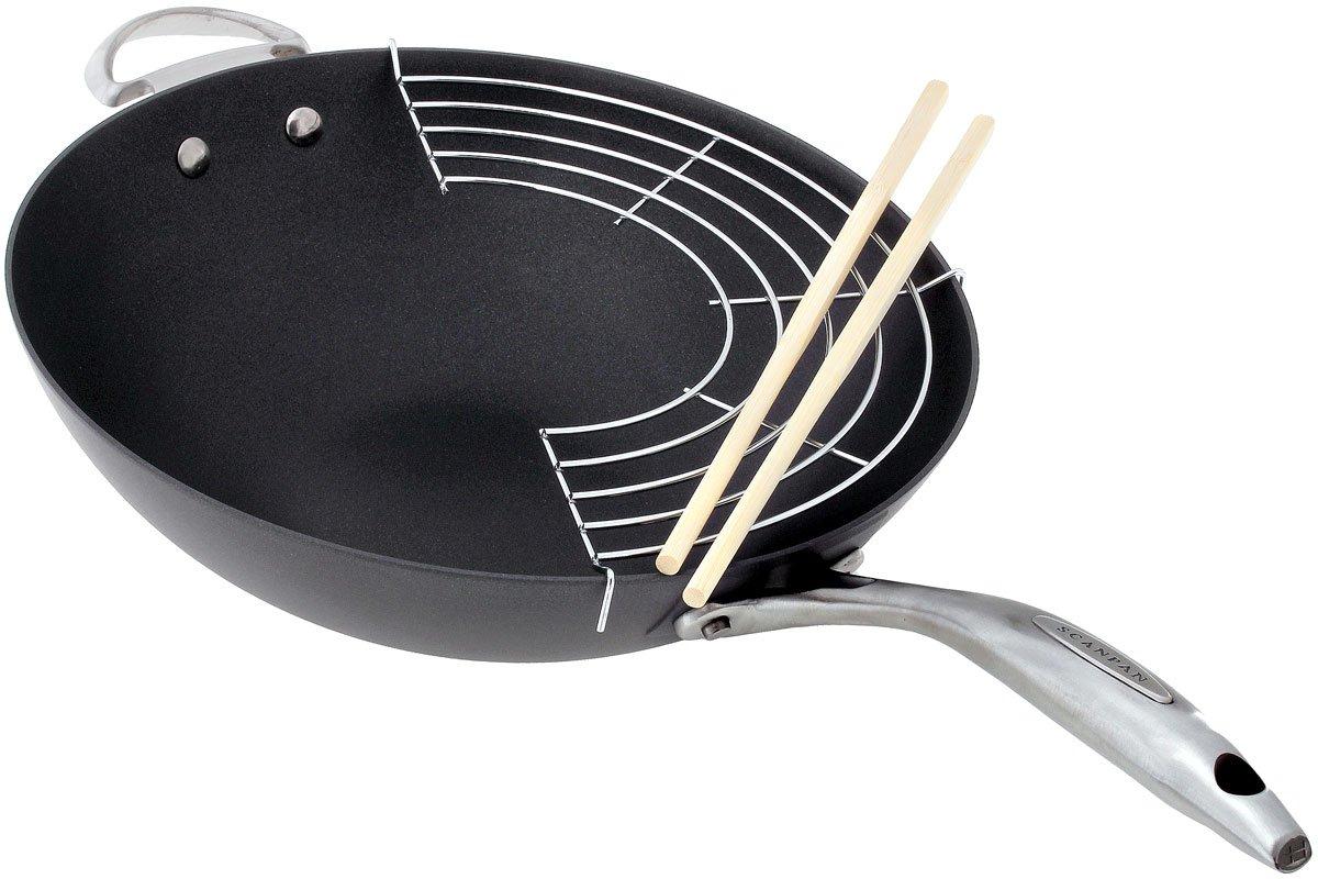 Spring wok en fonte avec couvercle en verre, 35 cm  Achetez à prix  avantageux chez knivesandtools.be