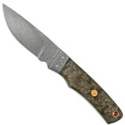 PUMA Knife Of The Year 2022 Carbon, 33202214 Balbach SuperClean damasco, cuchillo fijo