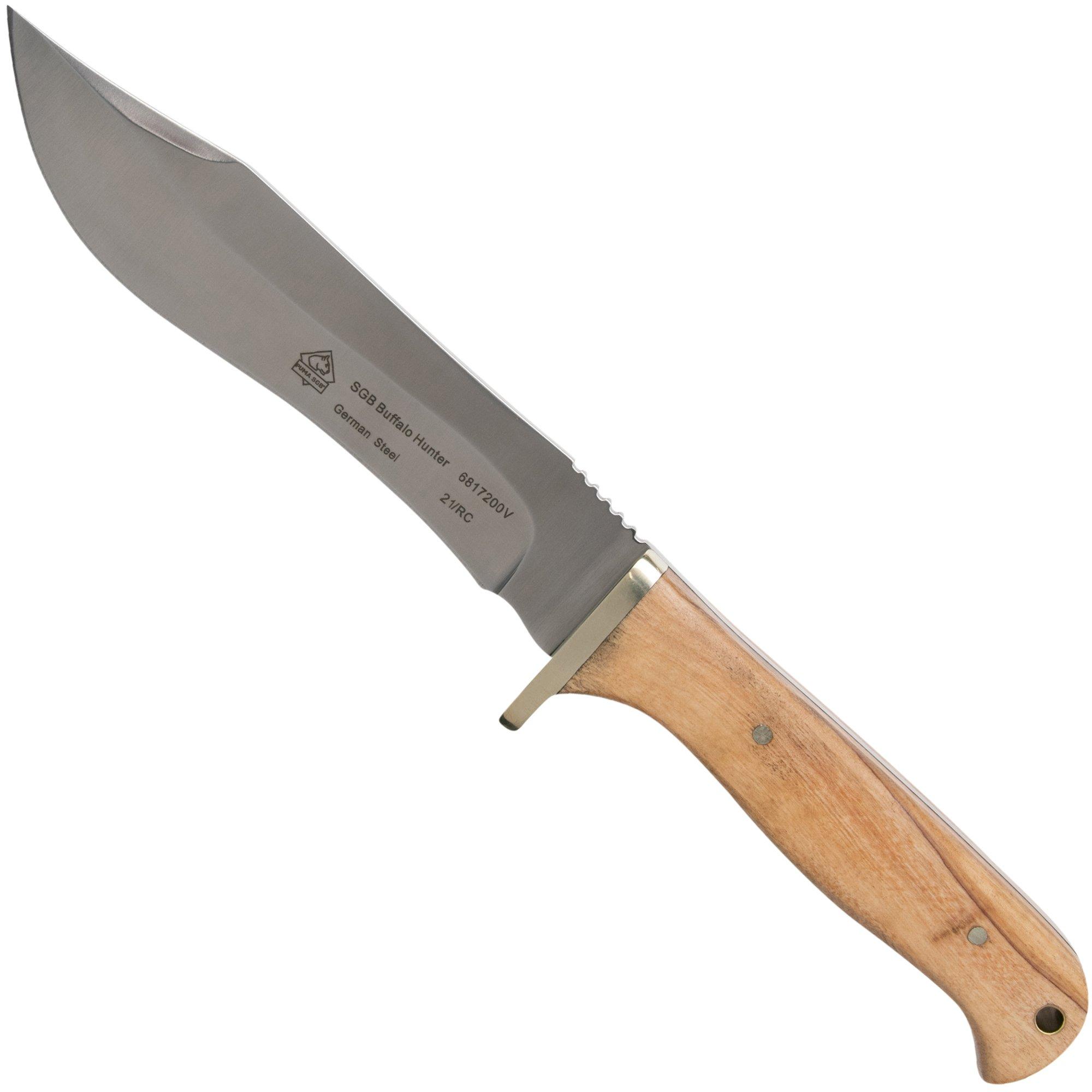 PUMA SGB Buffalo Hunter, Jigged Bone 6817200B hunting knife |  Advantageously shopping at Knivesandtools.com