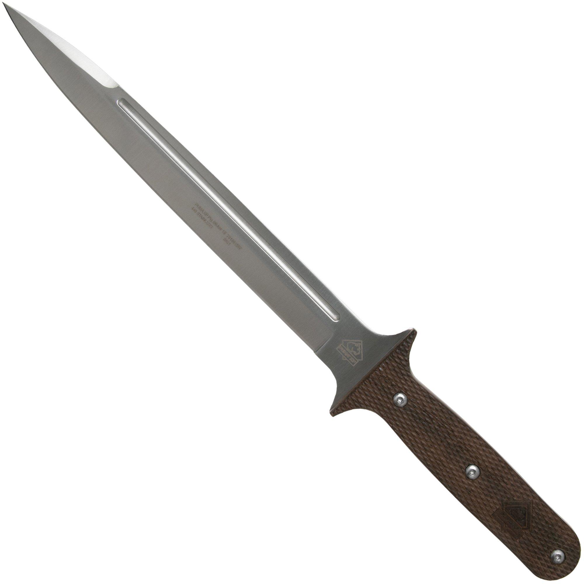 PUMA XP Pig Sticker 15, Pakka Wood 7818915W coltello fisso