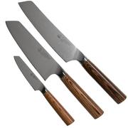 PUMA IP Chef, Santoku, Paring knife, 821209, Juego de cuchillos de 3 piezas