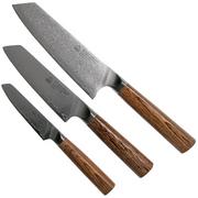 PUMA IP Santoku, Paring set, 821210, conjunto de facas 3-peças