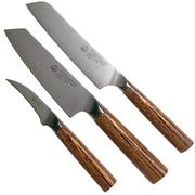 PUMA IP Small Chef, Santoku,  Paring knife 821212, 3-piece knife set