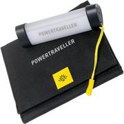 Powertraveller Solar Kit with the NIGHTHAWK 15 camping light + Falcon 7 solar panel