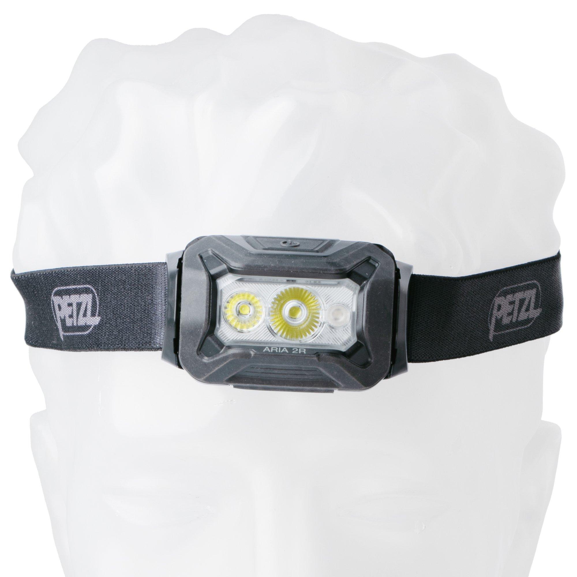 Petzl Aria 2R RGB, E070DA00 head torch, black, 625 lumens