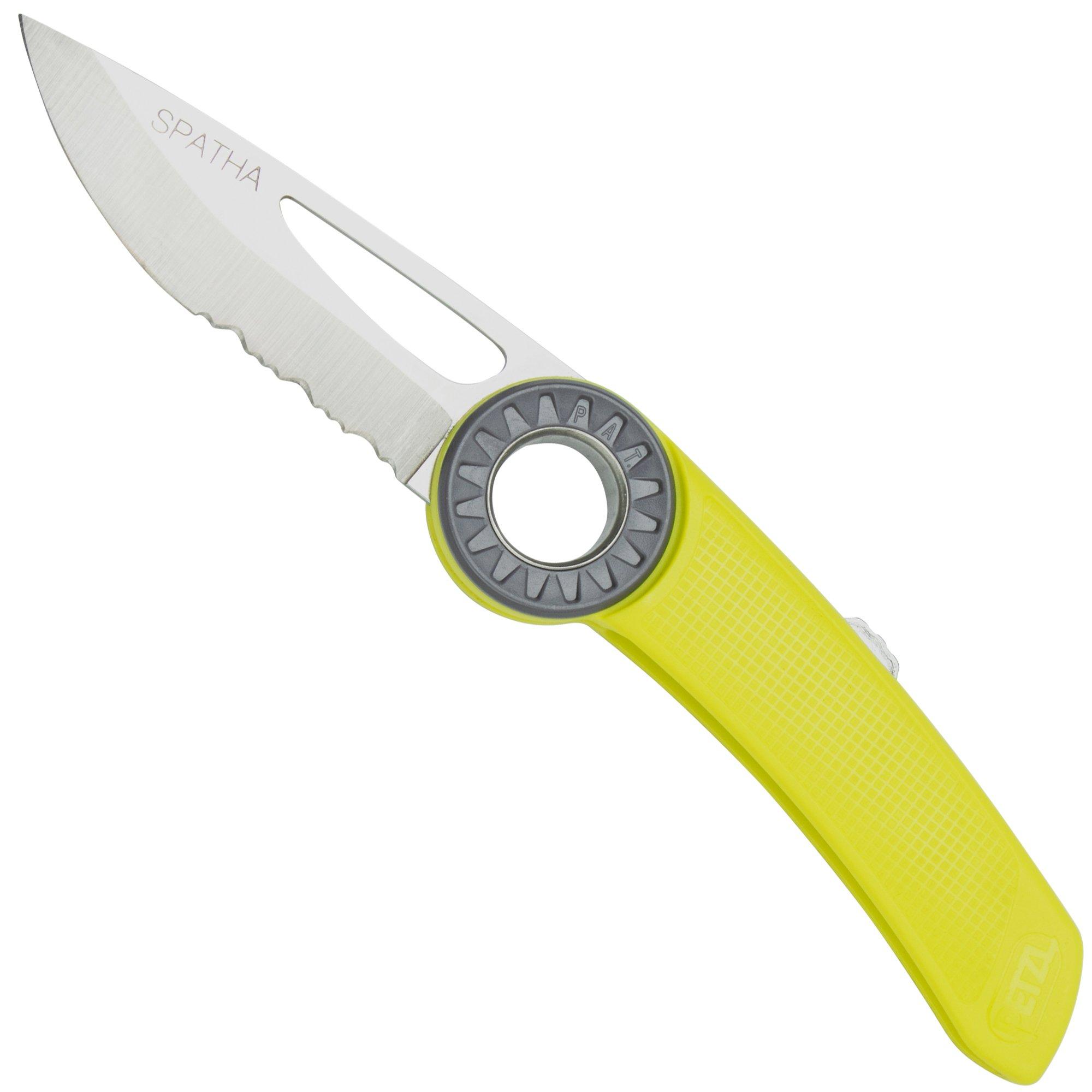 Nóż składany Petzl Spatha S92AB, żółty