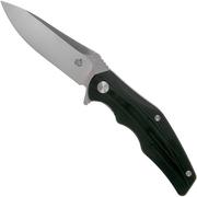 QSP Knife Pangolin QS105-A schwarzes G10 Taschenmesser