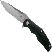 QSP Knife Pangolin QS105-A Black G10 navalha