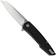 Image pour QSP Knife Phoenix QS108-C1, Satin D2, Black G10, couteau de poche