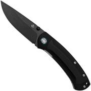 QSP Knife Copperhead QS109-A2, Blackwashed, Black G-10, couteau de poche