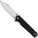 Afbeelding voor QSP Knife Mamba V2 QS111-G1 Satin, Black Micarta zakmes