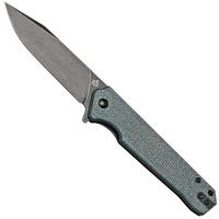 Immagine per QSP Knife Mamba V2 QS111-H2 Blackwashed, Blue Micarta coltello da tasca