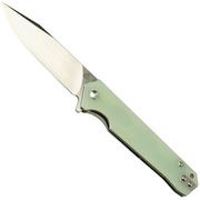 QSP Knife Mamba V2 QS111-J1, Satin, Jade G10, navalha