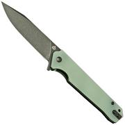 QSP Knife Mamba V2, QS111-J2, Blackwashed, Jade G10, zakmes