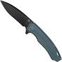 Image pour QSP Knife Woodpecker QS116-C2II Blackwashed, Blue Titanium, couteau de poche