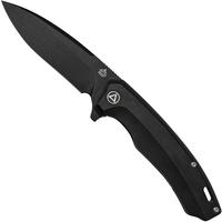 Afbeelding voor QSP Knife Woodpecker QS116-D2II Blackwashed, Black Titanium, zakmes