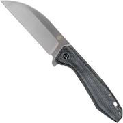 QSP Knife Pelican QS118-D2 Satin, Blue Micarta pocket knife