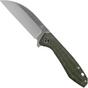 Afbeelding voor QSP Knife Pelican QS118-E1 Stonewash, Green Micarta zakmes
