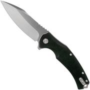 QSP Knife Snipe QS121-C schwarzes G10 Taschenmesser