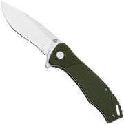 QSP Knife Raven QS122-B1 D2, Green G10, navaja