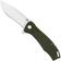 Image pour QSP Knife Raven QS122-B1 D2, Green G10, couteau de poche