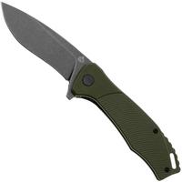 Immagine per QSP Knife Raven QS122-B2 Blackwashed D2, Green G10, coltello da tasca