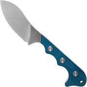 QSP Knife Neckmuk QS125-D Blue Micarta coltello da collo