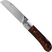 QSP Knife Worker QS128-C Wood Handle pocket knife, Arthur Brehm design