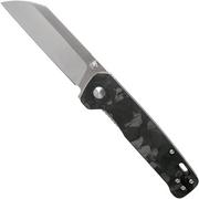 QSP Knife Penguin QS130-T Shredded Carbonfiber G10, zakmes