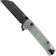 Image for QSP Knife Penguin Button Lock QS130BL-B2 Black, Jade G10, pocket knife