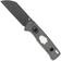 Afbeelding voor QSP Knife Baby Penguin QS130BP-A2 Blackwashed 14C28N Acrylic, vaststaand mes