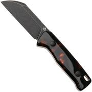 Bild für QSP Knife Baby Penguin QS130BP-B2 Blackwashed 14C28N Tortoise Shell Acrylic, Fahrtenmesser