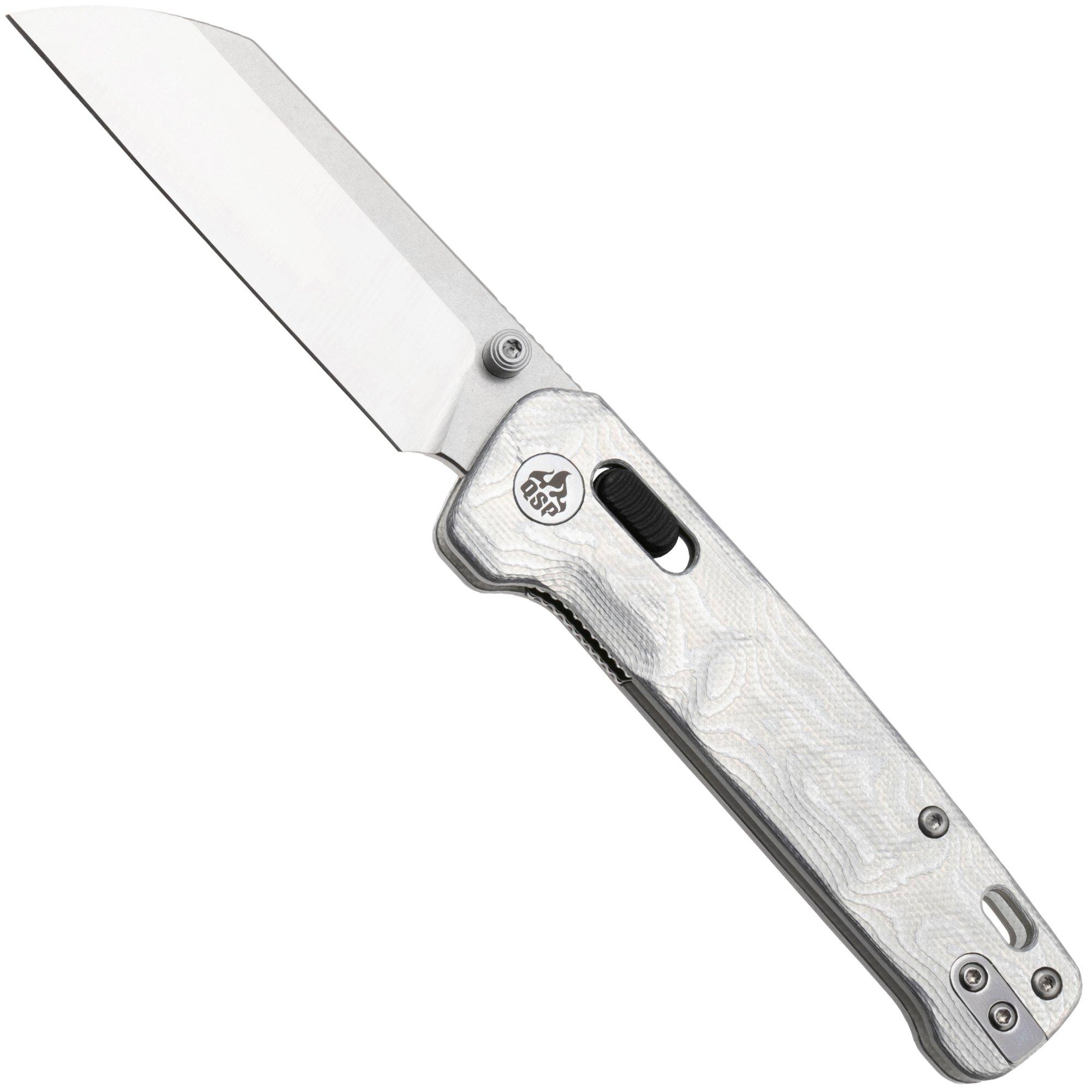QSP Knife Penguin Glyde QS130GL-G1 Two-Tone 14C28N, Aluminium Foil G10, pocket knife