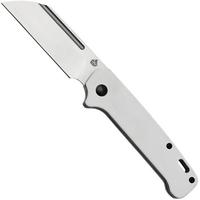 Afbeelding voor QSP Knife Penguin QS130SJ-A, 14C28N Satin, White G10, slipjoint zakmes