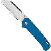 QSP Knife Penguin QS130SJ-C, 14C28N Satin, Blue G10, coltello da tasca slipjoint 