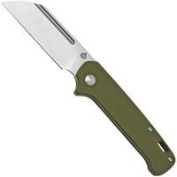 Image pour QSP Knife Penguin QS130SJ-D, 14C28N Satin, Green G10, slipjoint pocket knife
