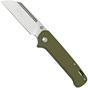 Image for QSP Knife Penguin QS130SJ-D, 14C28N Satin, Green G10, slipjoint pocket knife