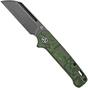 Image pour QSP Knife Penguin QS130SJ-E2, CPM 20CV Black Stonewashed, Fat Carbon Jungle wear, slipjoint couteau de poche