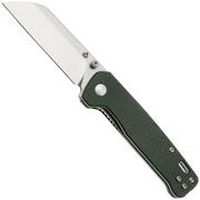 QSP Knife Penguin V2 QS130V2-C1 Two-Tone D2, Green Micarta, zakmes