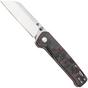 Image for QSP Knife Penguin V2 QS130V2-F1 Two-Tone D2, G10 Shredded Carbon Overlay, pocket knife