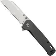 QSP Knife Penguin Plus QS130XL-C2, CPM 20CV Satin, Titanium Black, navaja